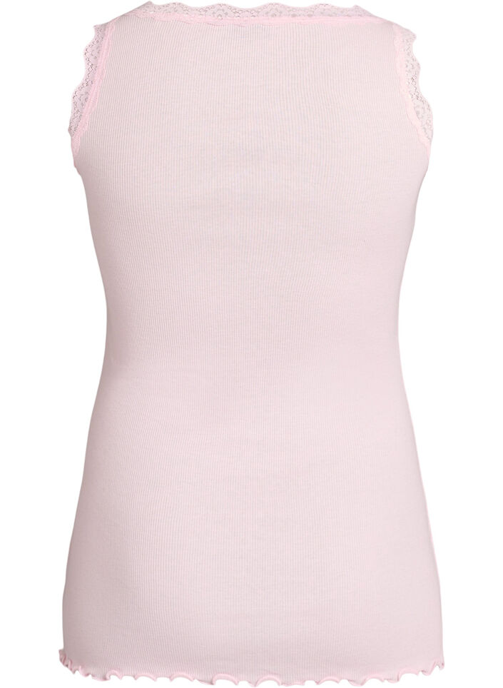 Topp med spetskant, Rosa, Packshot image number 1