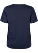 T-shirt från FLASH med tryck, Navy Bl Rose Gold, Packshot image number 1