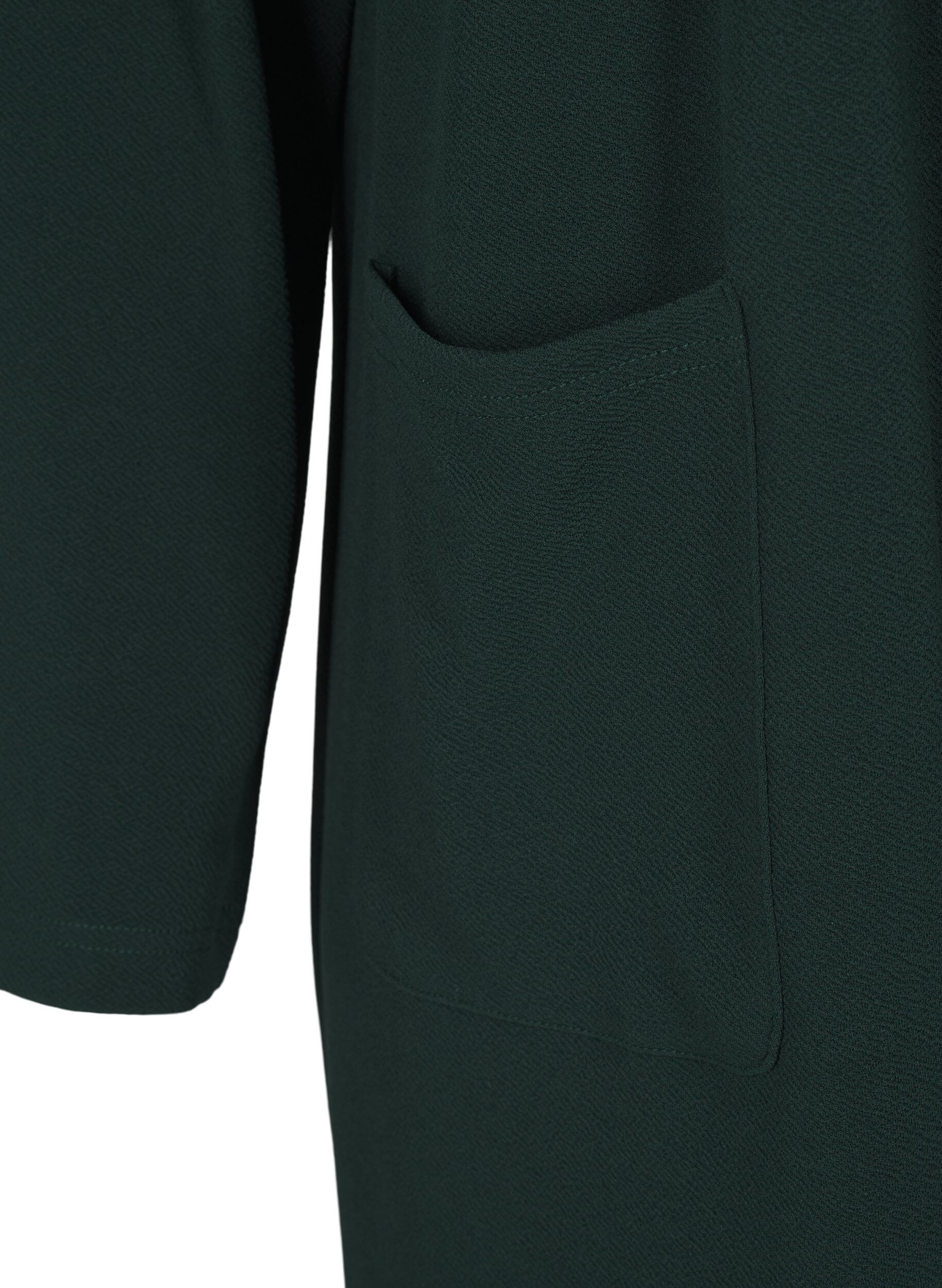 ZizziL&aring;ng kavaj med fickor, Gr&ouml;n, Packshot image number 3