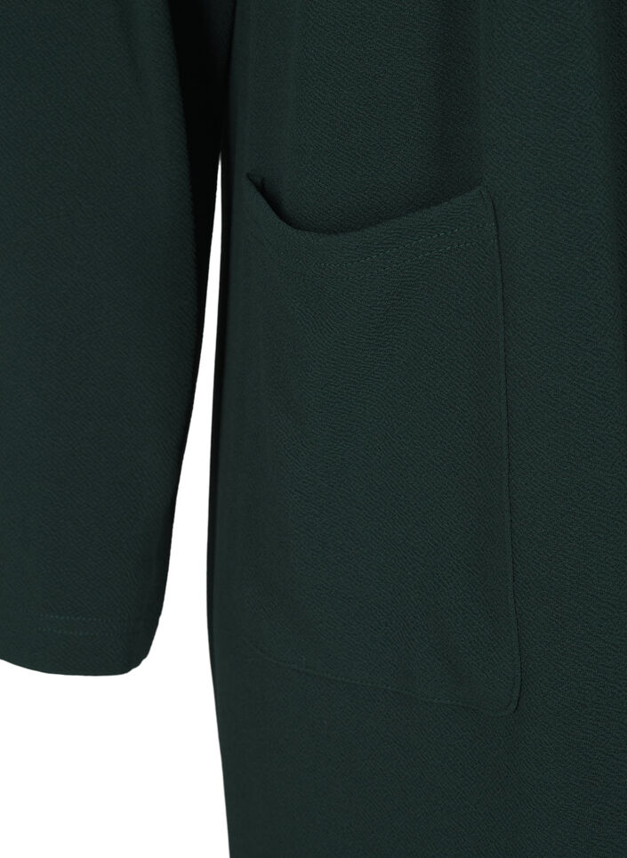 L&aring;ng kavaj med fickor, Gr&ouml;n, Packshot image number 3