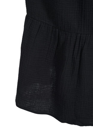 Lång strandklänning i bomull, Black, Packshot image number 3