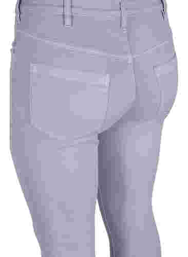 Super slim Amy jeans med hög midja, Lavender, Packshot image number 3
