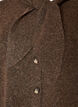 Cardigan med knytband och knappar, Brun, Packshot image number 2