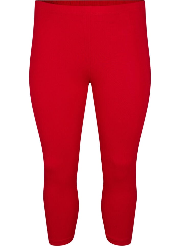 3/4 bas-leggings, R&ouml;d, Packshot image number 0