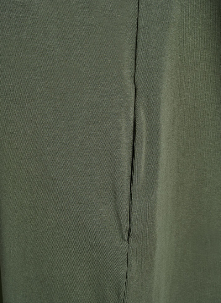 T-shirtkl&auml;nning i midil&auml;ngd med V-ringning, 2151, Packshot image number 4