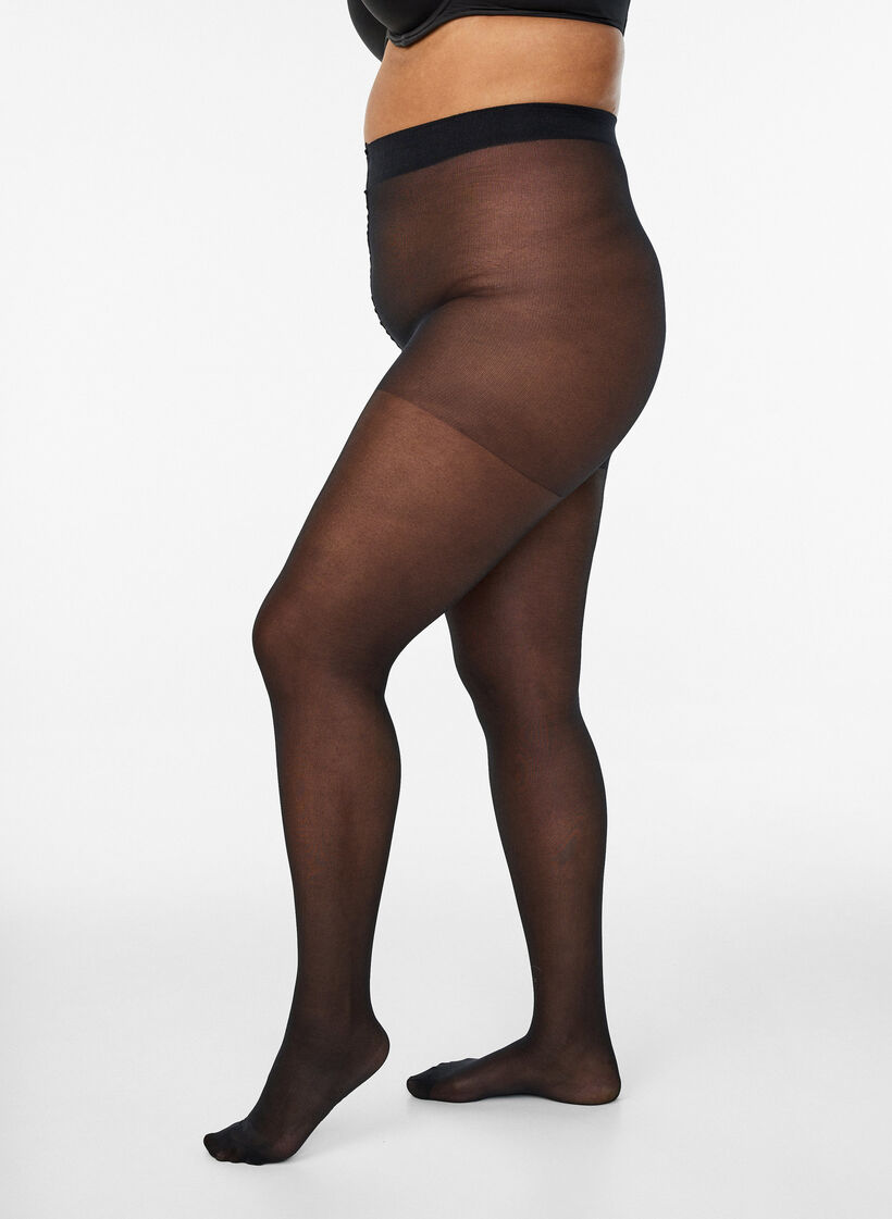  Tights i 40 denier med l&auml;tt kompression, Svart, Model image number 0