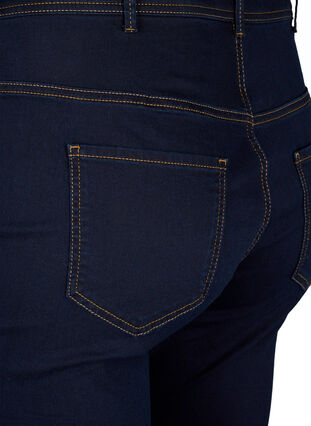 Extra slim Amy jeans med hög midja, Blue denim, Packshot image number 3