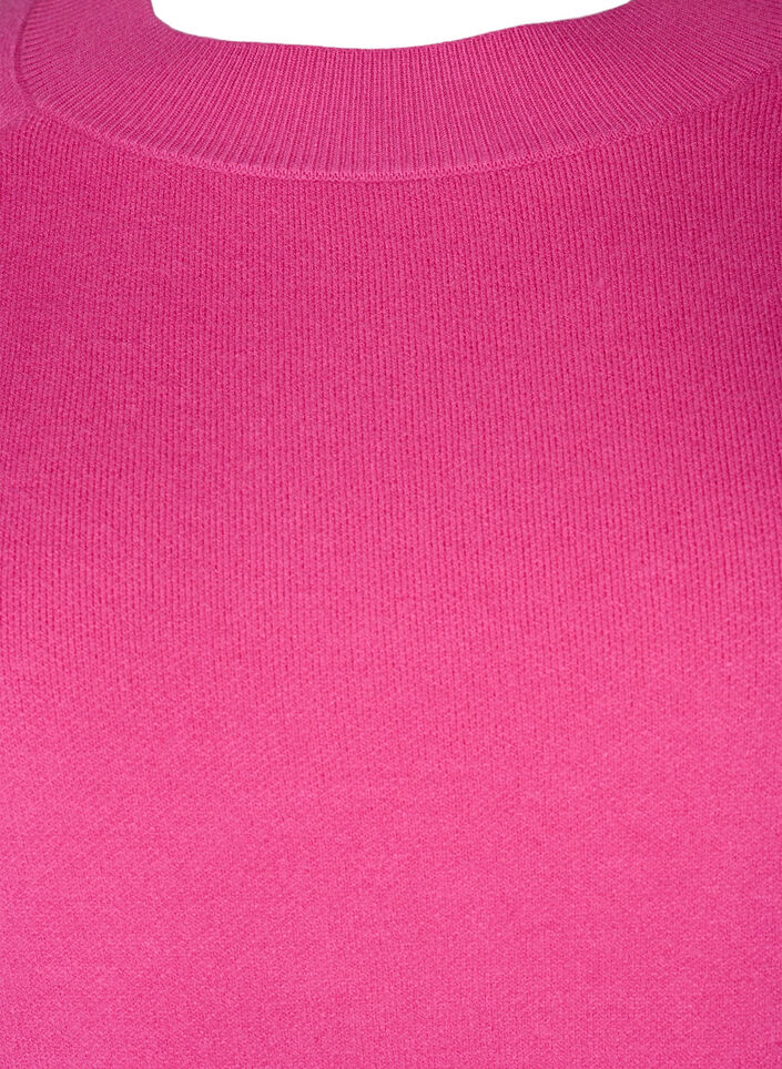 Pullover i viskosblandning, med slits i sidan	, Raspberry Rose, Packshot image number 2