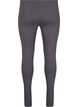 Grå melerade leggings, Dark Grey Melange, Packshot image number 1