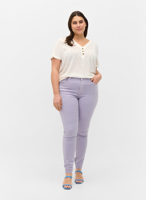 Super slim Amy jeans med hög midj