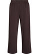 Sweatpants med h&ouml;g midja och vida ben, Brun, Packshot image number 0