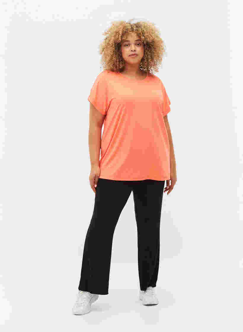 Kortärmad t-shirt för träning, Living Coral, Model image number 2