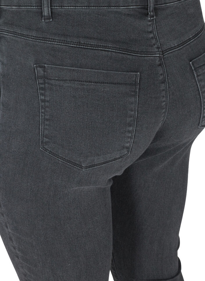 Jeggings i bomullsmix, Grey Denim, Packshot image number 2