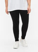FLASH - Kroppsnära jeggings med hög midja, Black, Model image number 2