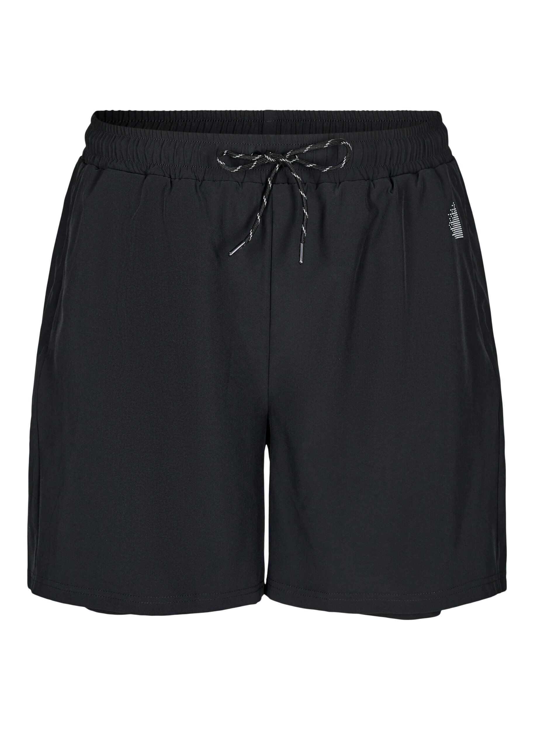 Tr&auml;ningshorts med innershorts