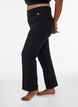 Sportbyxor i bomull, Svart, Model image number 0