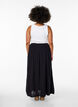 Maxikjol i viskos med smock, Svart, Model image number 2