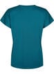 Tr&auml;nings-t-shirt med v-ringning och l&ouml;s passform, Gr&ouml;n, Packshot image number 1