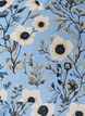 Kort kl&auml;nning med blomm&ouml;nster, Bl&aring;, Packshot image number 2