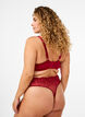 Trosor i microfiber med spets, R&ouml;d, Model image number 1