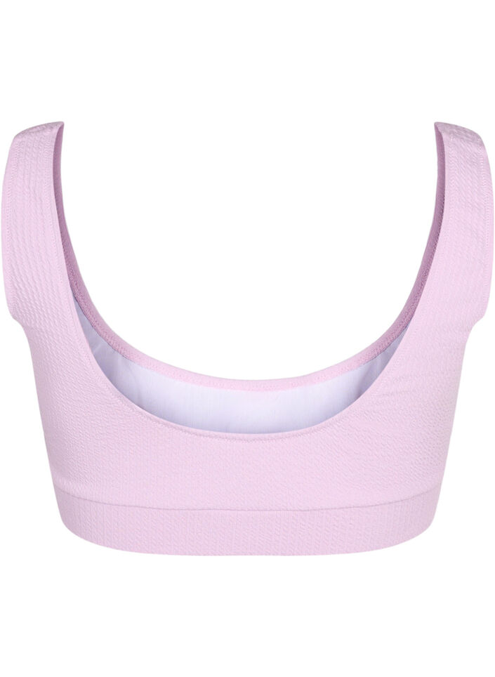 Bikinitopp med crepe-struktur, Orchid Bouquet, Packshot image number 1