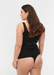 Högmidjade stringtrosor i shapewear, Black, Model image number 1