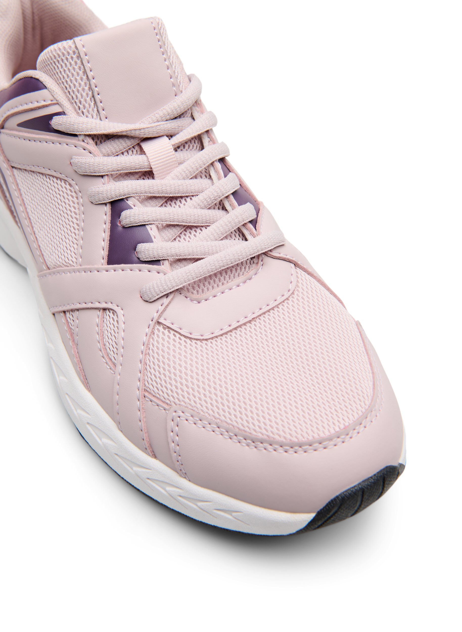 Zizzi Wide fit - Sportiga sneakers, Rosa, Packshot image number 3