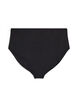 Enf&auml;rgad bikinitrosa med h&ouml;g midja, Svart, Packshot image number 1