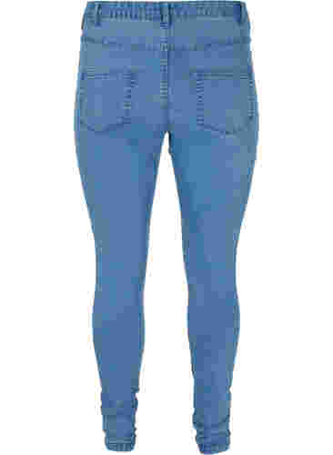 Super slim Amy jeans med hög midja, Light blue, Packshot image number 1
