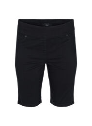 Figurnära shorts med bakfickor, Black