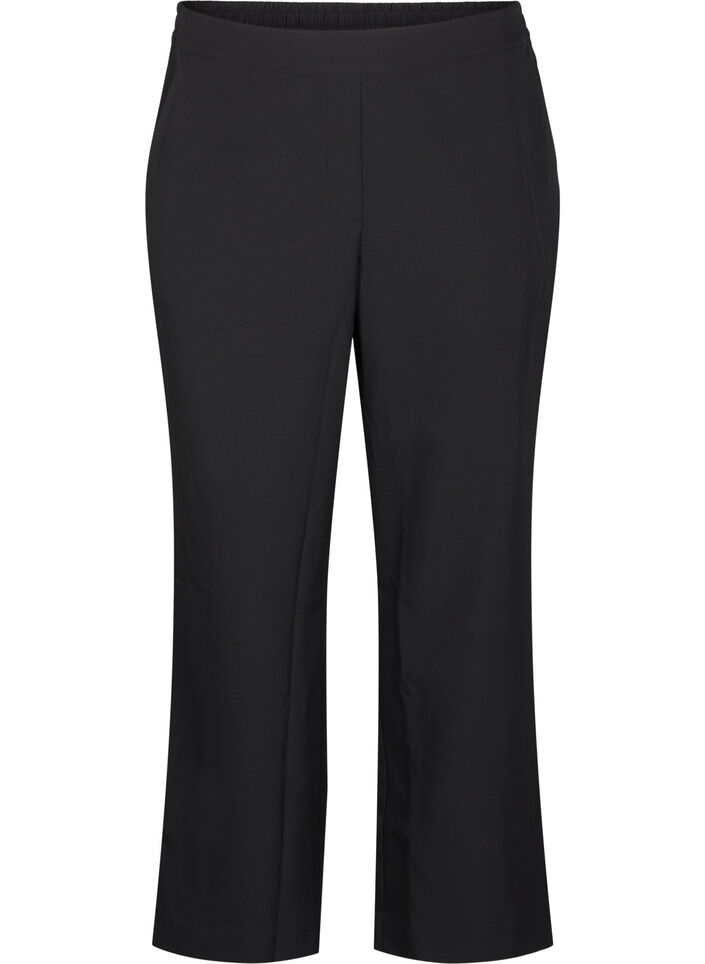 FLASH - Lösa byxor med fickor, Black, Packshot image number 0