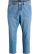 Mille mom jeans med h&ouml;g midja, Bl&aring;, Packshot image number 0
