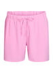 Shorts med fickor och res&aring;r i midjan, Rosa, Packshot image number 0