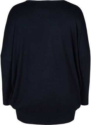 Oversized stickad tröja med nitar, Night Sky w studs, Packshot image number 1