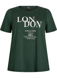 T-shirt med tryck, Gr&ouml;n