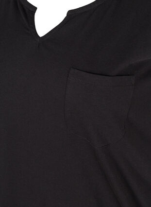 Enfärgat linne i bomull, Black, Packshot image number 2