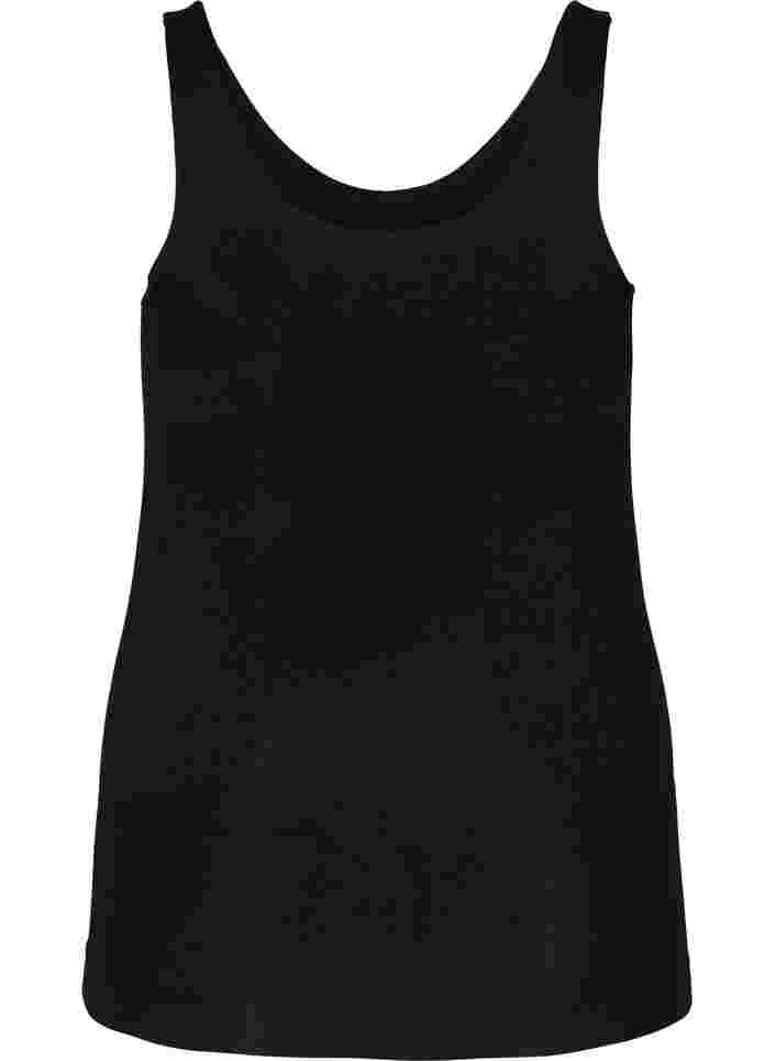 Shapeweartopp med breda remmar, Black, Packshot image number 1