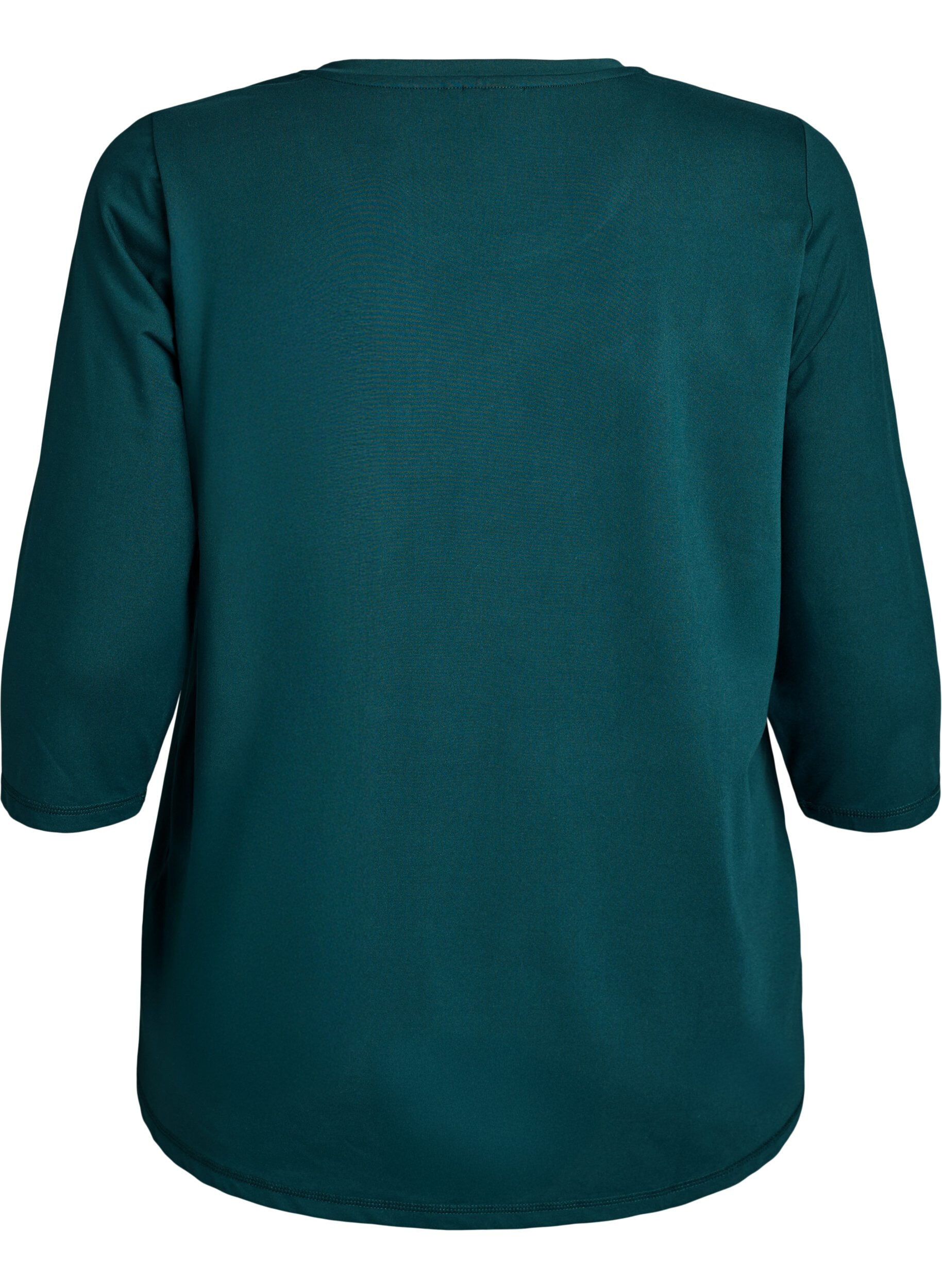 ZizziTr&auml;ningsblus med trekvarts&auml;rm, Gr&ouml;n, Packshot image number 1