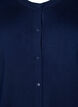 Stickad viskoskofta med knappar, Navy Blazer, Packshot image number 2