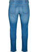 Emily jeans med normal midja och smal passform, Blue denim, Packshot image number 1