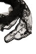 Trekantig spets&shy;sjal, Svart, Packshot image number 1