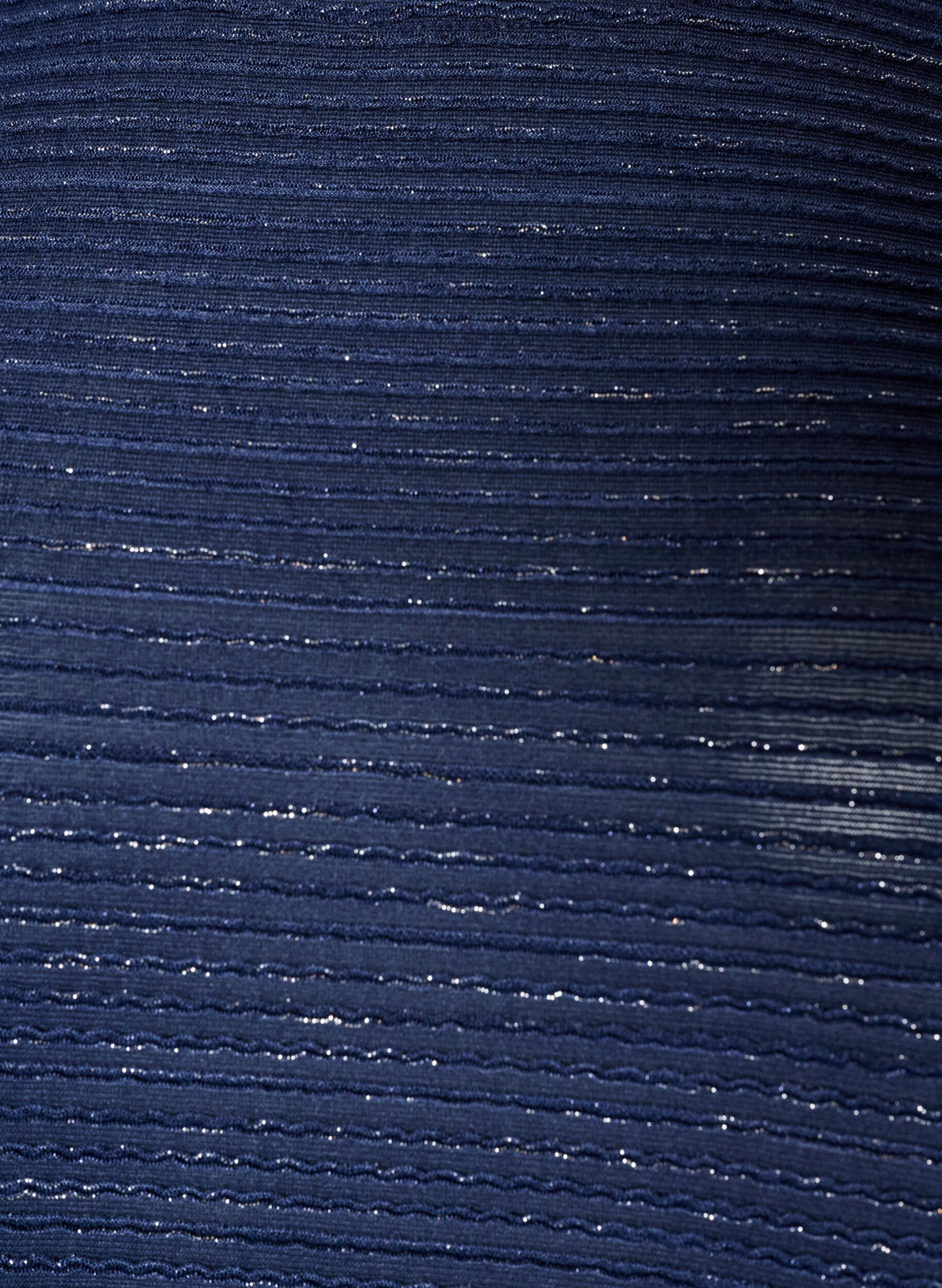 ZizziBlus med struktur och glitter, Bl&aring;, Packshot image number 2