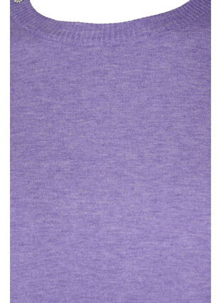 Tröja med ballongärmar och dekorativa knappar, Paisley Purple Mel, Packshot image number 2