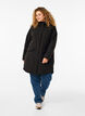 Vattenavvisande softshelljacka med quiltat foder, Svart, Model image number 1