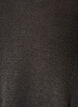 Blus i jersey med ribbad textur och a-linjeformad passform, Svart, Packshot image number 2