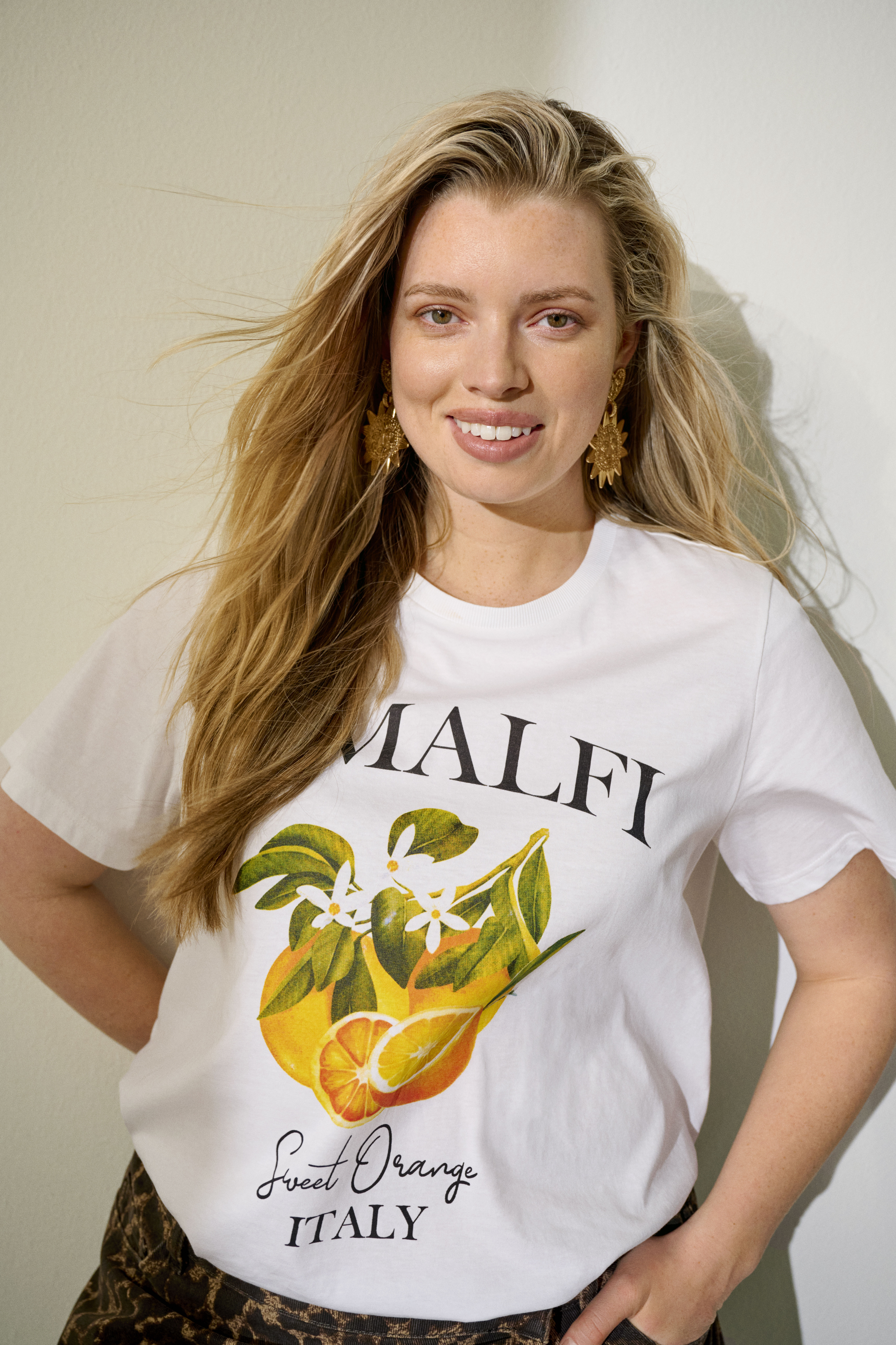 Zizzi Leo denimkjol, , Model