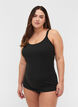 Light shapeweartopp med justerbara axelband, Black, Model image number 0