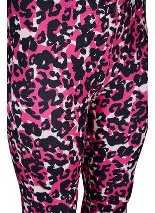 Mönstrade leggings, Pink Leo, Packshot image number 2