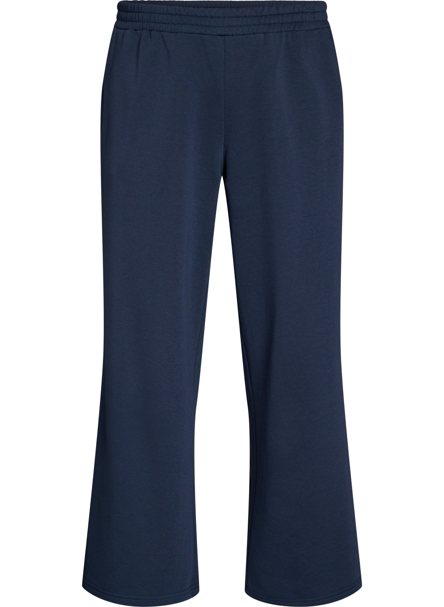 ZizziSweatpants med h&ouml;g midja och vida ben, Bl&aring;, Packshot image number 0
