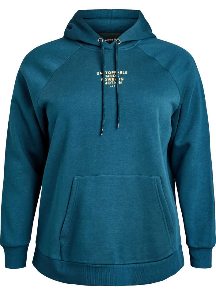 Huvtr&ouml;ja med broderat motiv framtill, Gr&ouml;n, Packshot image number 0